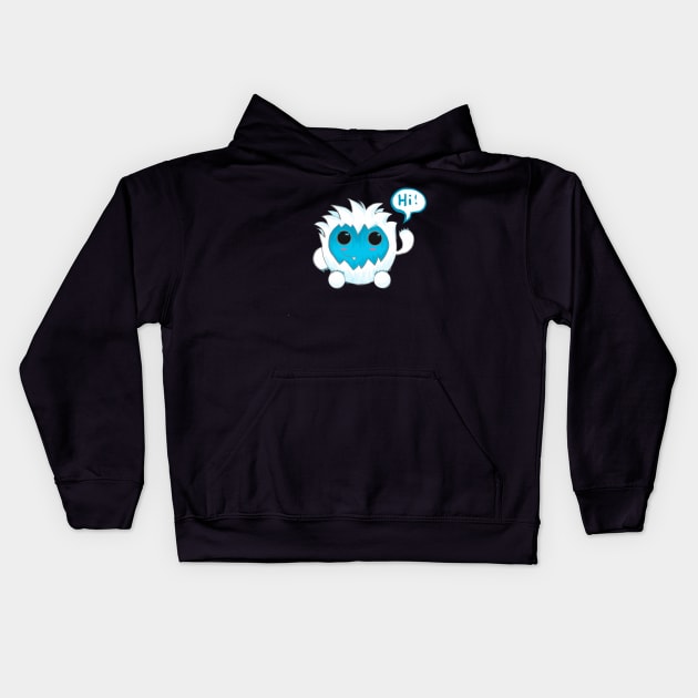 Bubble Yeti Kids Hoodie by Sushilou